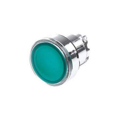 CABEZA PULZ. LUM. RASV LED VERDE ZB4BW333