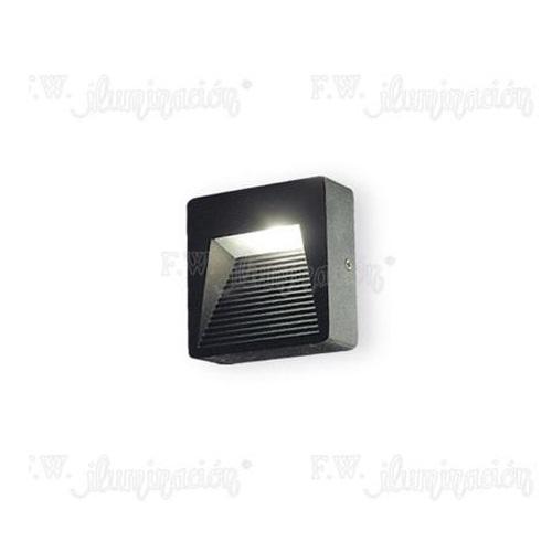 APLIQUE  PARED CON LED/DRIVER LUZ CALIDA  NEGRO 2810/B
