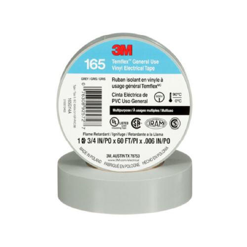 Cinta TEMFLEX 165 19mm x9m gris