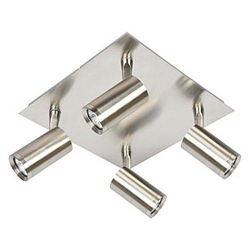 Aplique cuadrado 4 luces GU10 niquel mate modelo tempano