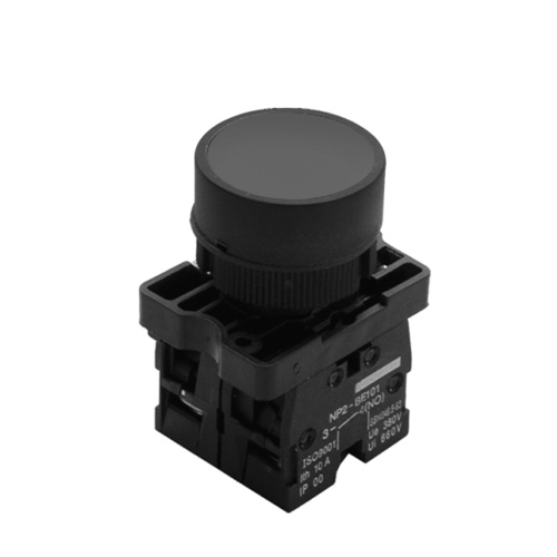 CABEZAL PULSADOR PLASTICO NEGRO SLPRN8