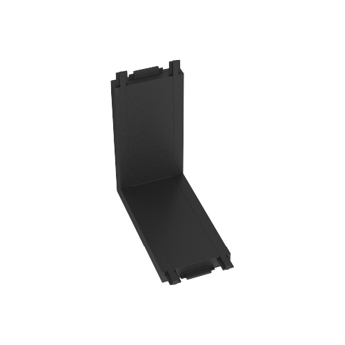 CONECTOR TIPO L VERTICAL P/ RIEL MAGNETICO SKYLINE NEGRO