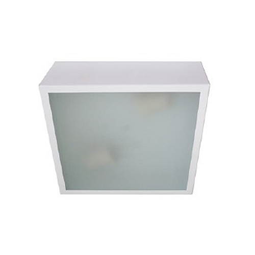 PLAFON CUAD.20X20 2 E27 PLATIL 501/20