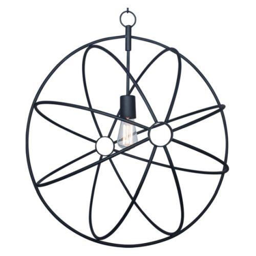 COLGANTE VINTAGE GLOBO  1LUZ 60cm  NEGRO 9004/1