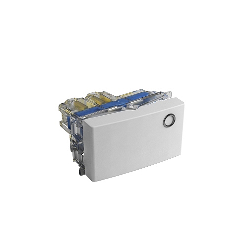 PULSADOR LUMIN.10AX-250V. Bco.  45253