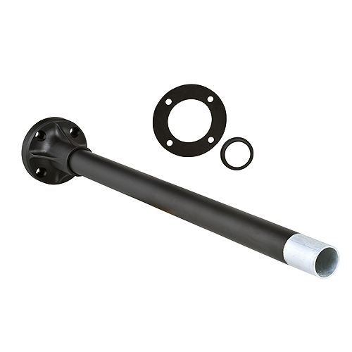 TUBO ALUMINIO C/BASE PLASTICA 380MM