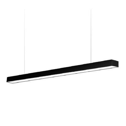 Colgante lineal 35 led 80w 270cm 220V 3000K dimerizable negro