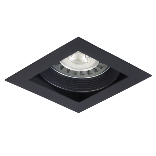 Embutido Ar111 GU10 móvil antideslumbrante con zócalo color negro