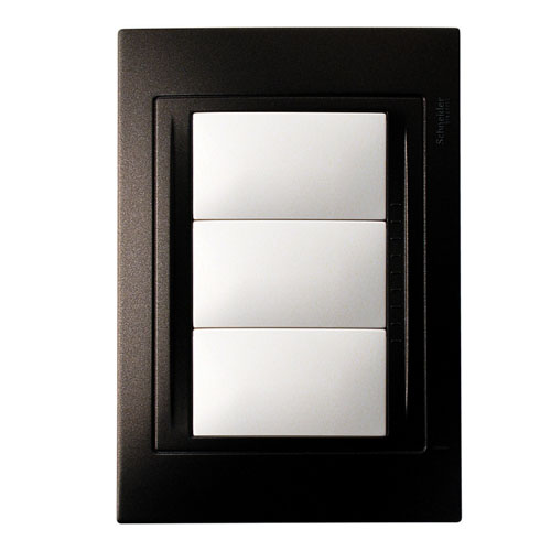 TAPA POLIMERO 3 MOD.NEGRO SAT.WDA108364