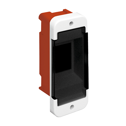 Caja din de embutir 2 bocas con puerta