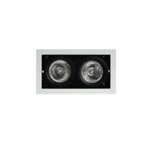 EMBUTIDO AR111 2X50W PLATIL 30/2