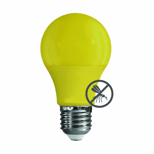 Lámpara led bulbo anti Insecto A60 9W E27 2700K