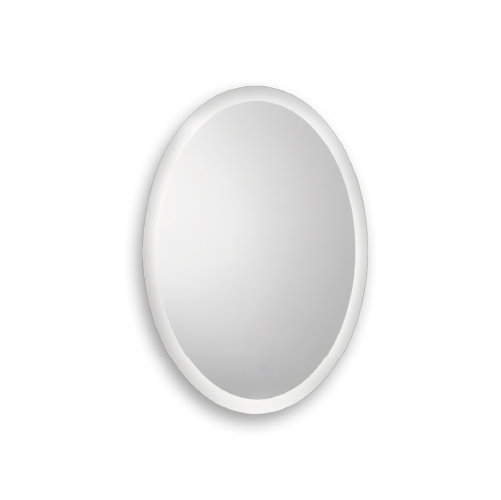 ESPEJO OVALADO VERT 60CM X 80CM LUZ CALIDA TOUCH LED 20W