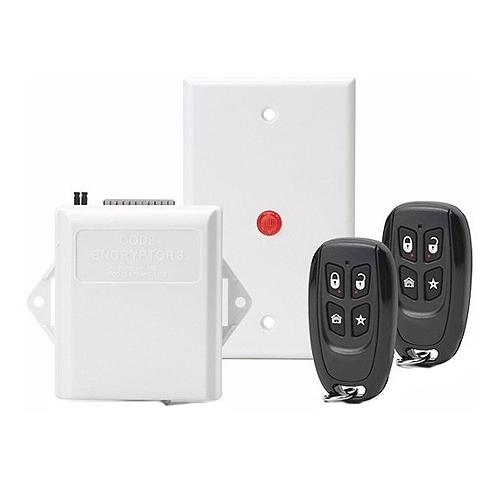 Recepetor code encryptor con dos controles remotos