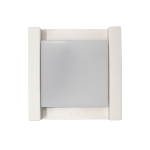 Aplique Tokio de policarbonato de 12W 4000k IP54 blanco