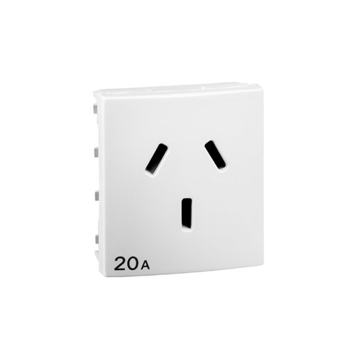 TOMA A TIERRA 20A. BLANCO WDA104051