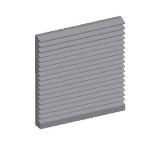 REJILLA PLAST. C/ FILTRO EXT. 148,5x148,5